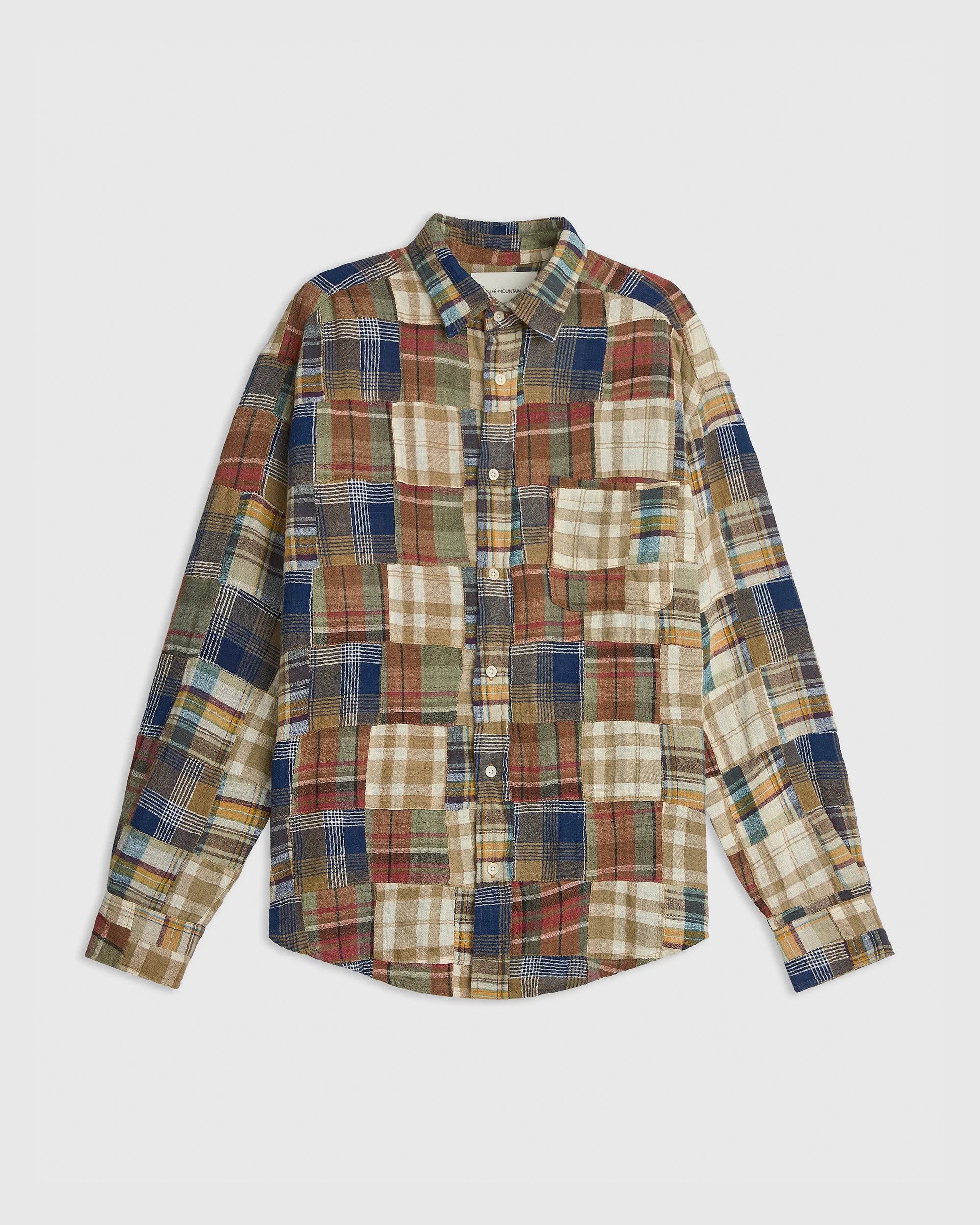 Patchwork Check Heritage Shirt - Crazy Madras