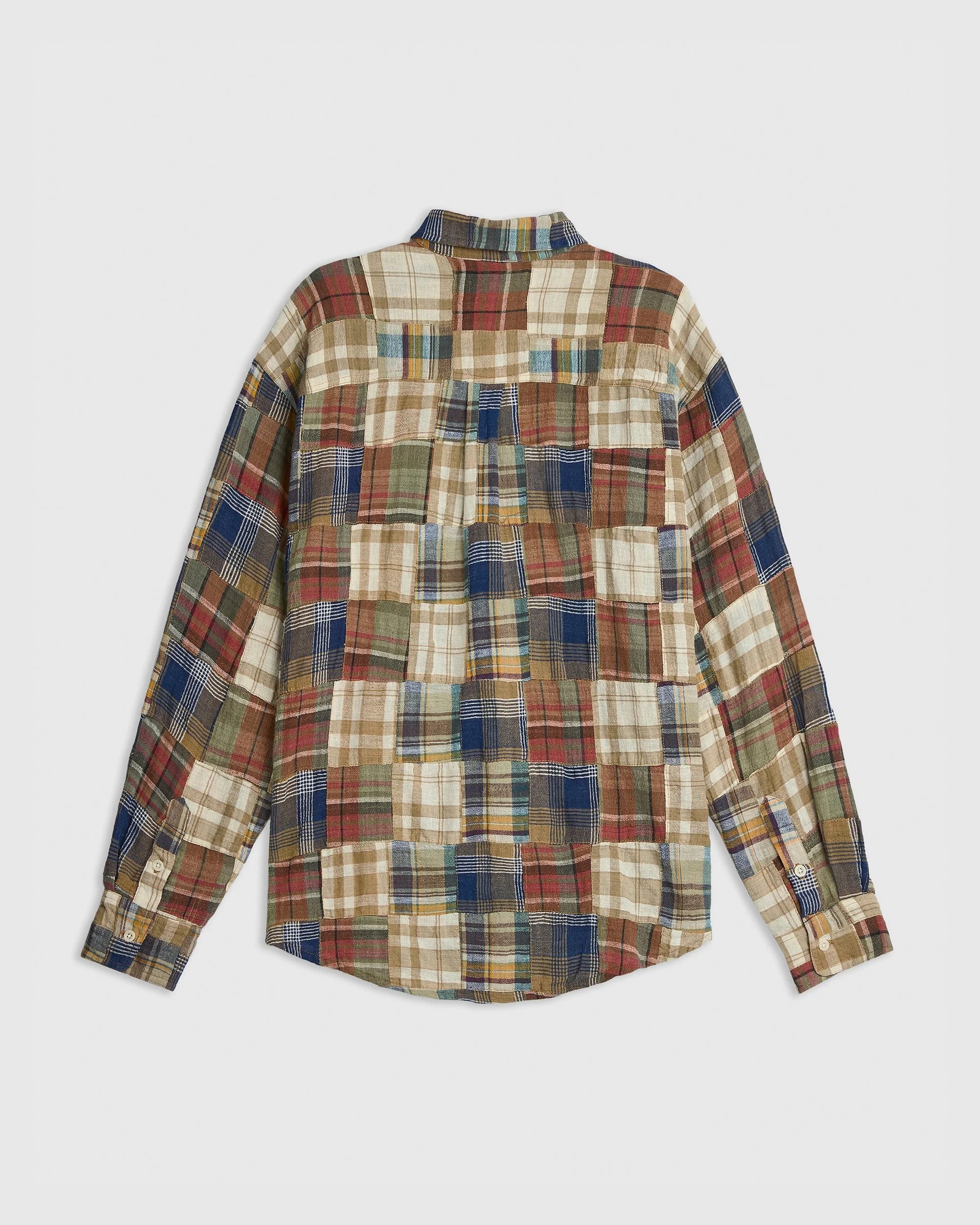 Patchwork Check Heritage Shirt - Crazy Madras