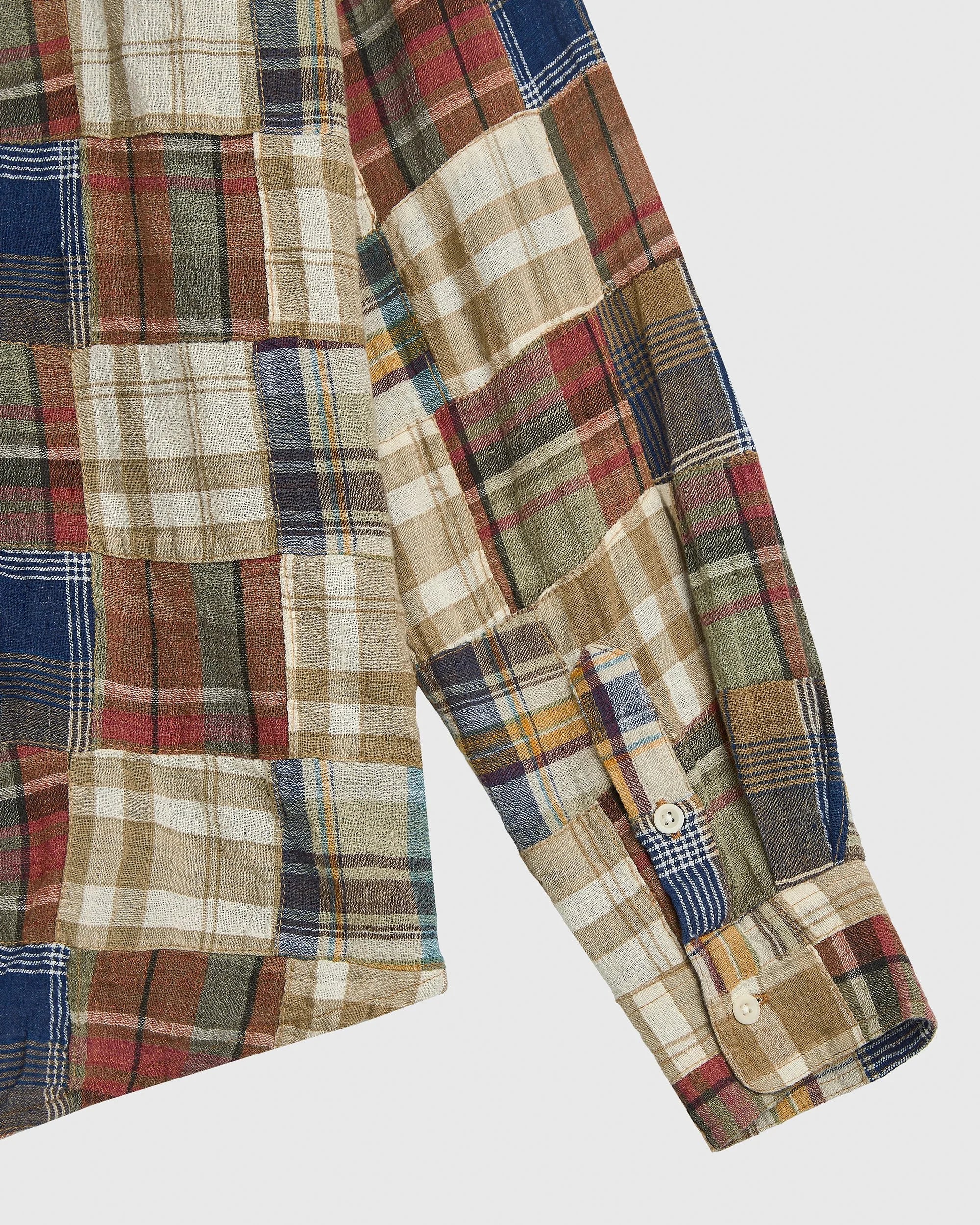 Patchwork Check Heritage Shirt - Crazy Madras