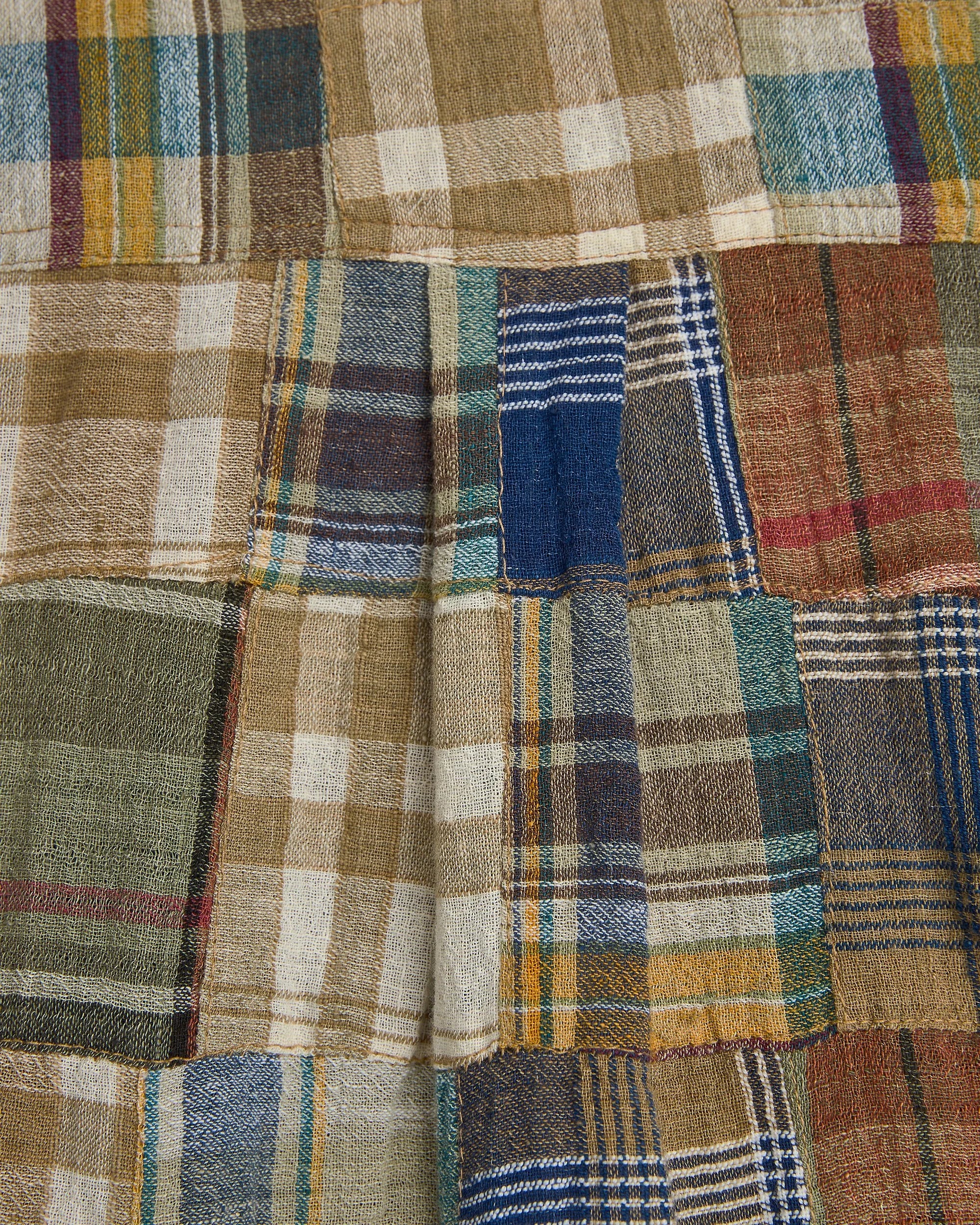Patchwork Check Heritage Shirt - Crazy Madras