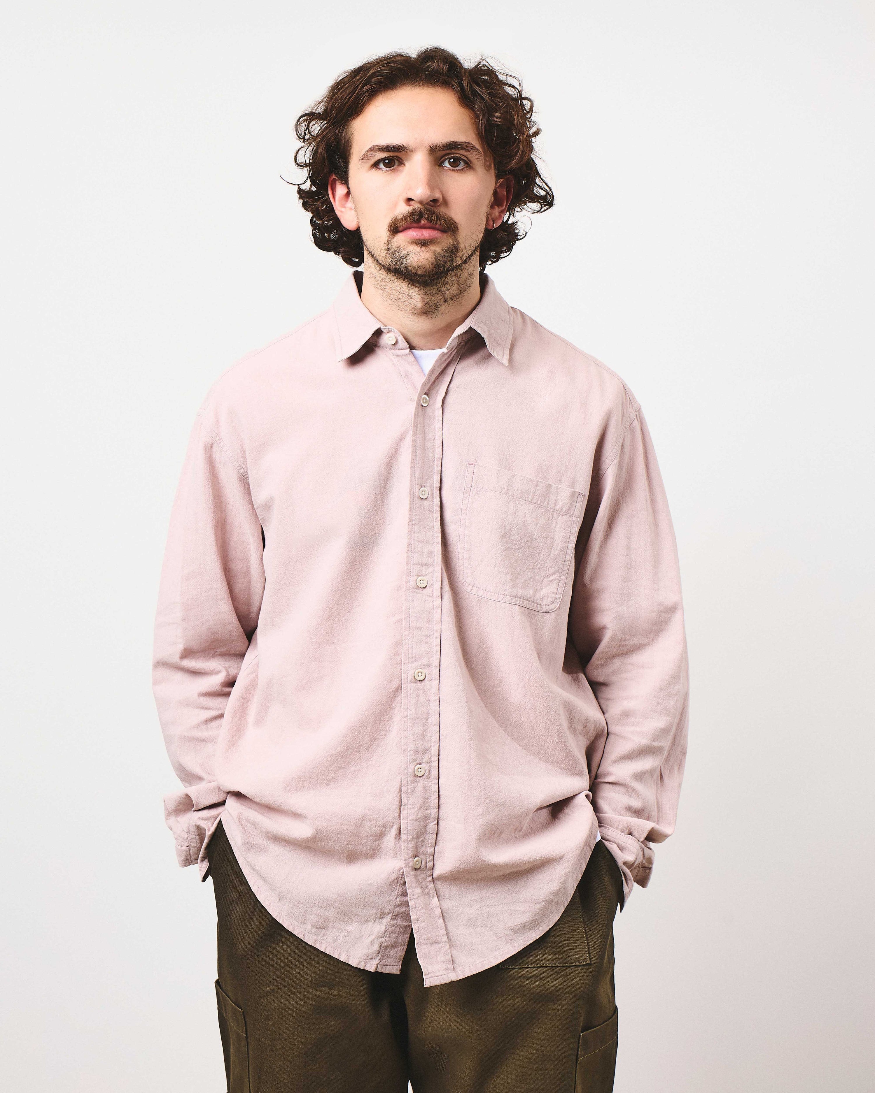 Heirloom Cotton Heritage Shirt - Washed Rose
