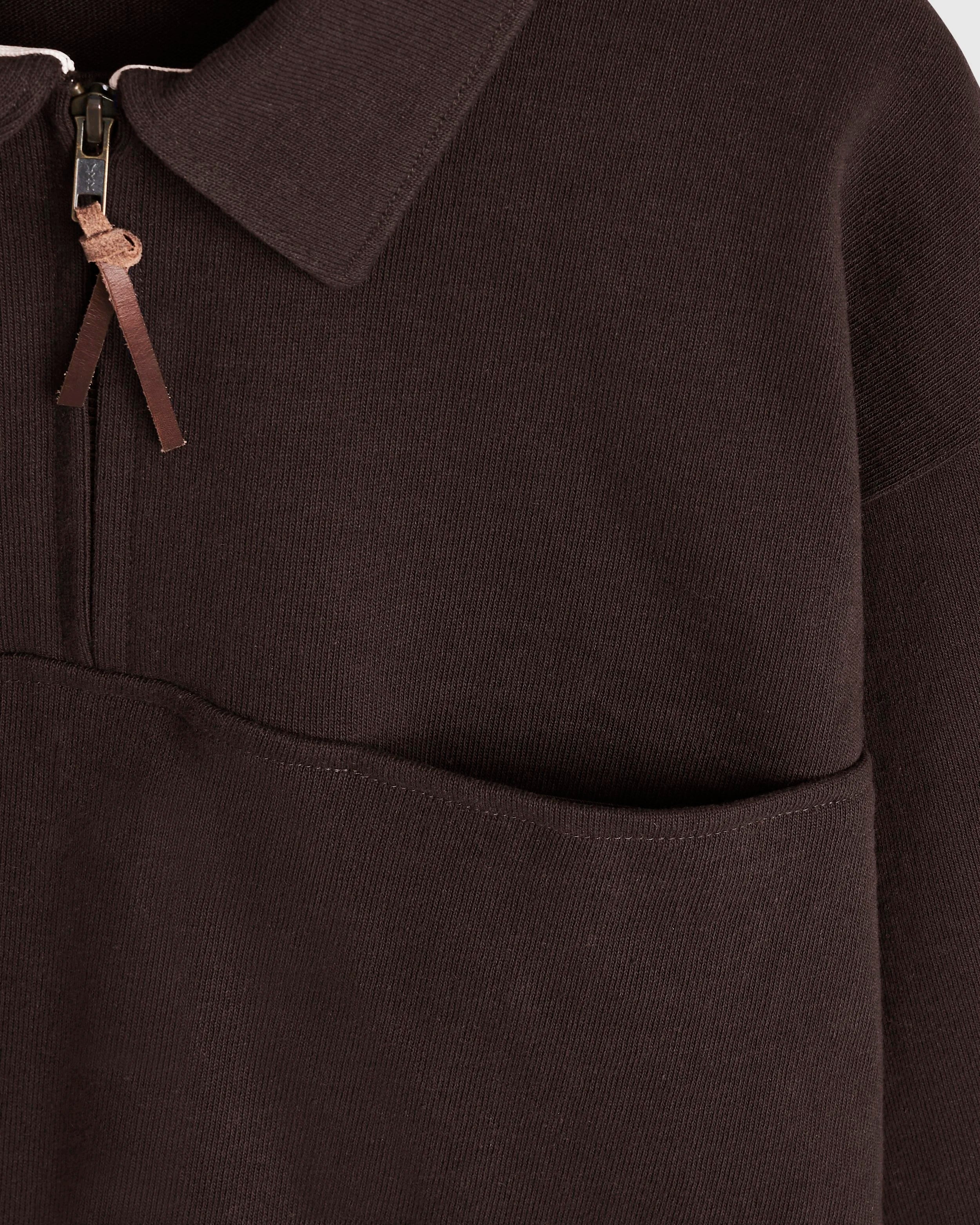 Quarter Zip Heavy Sweat - Earth