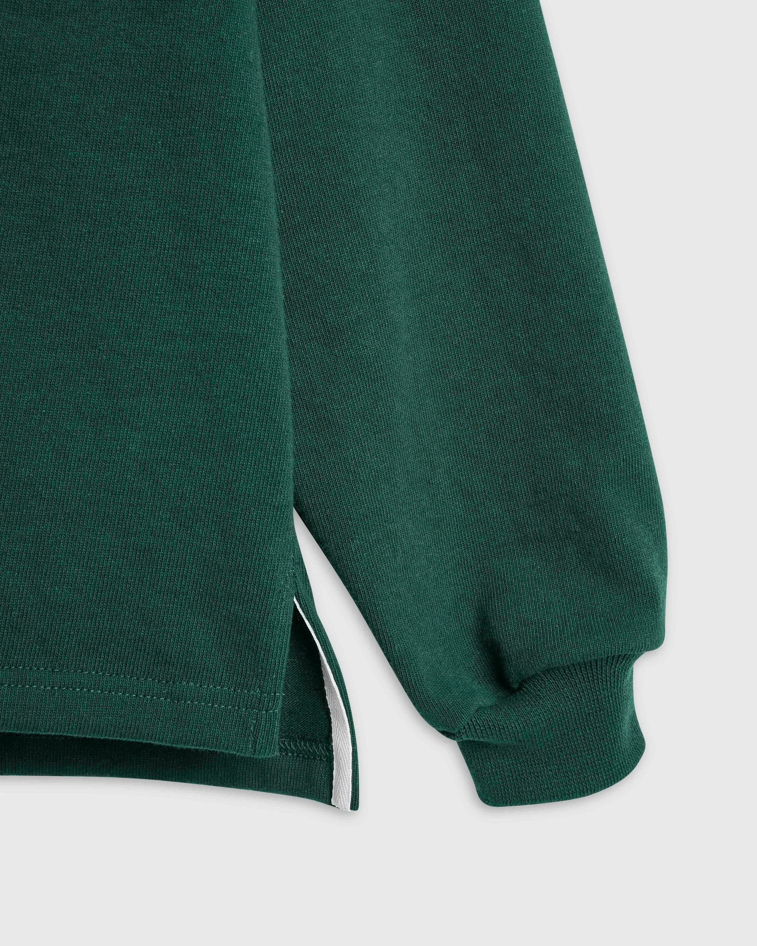 Quarter Zip Heavy Sweat - Racing Green