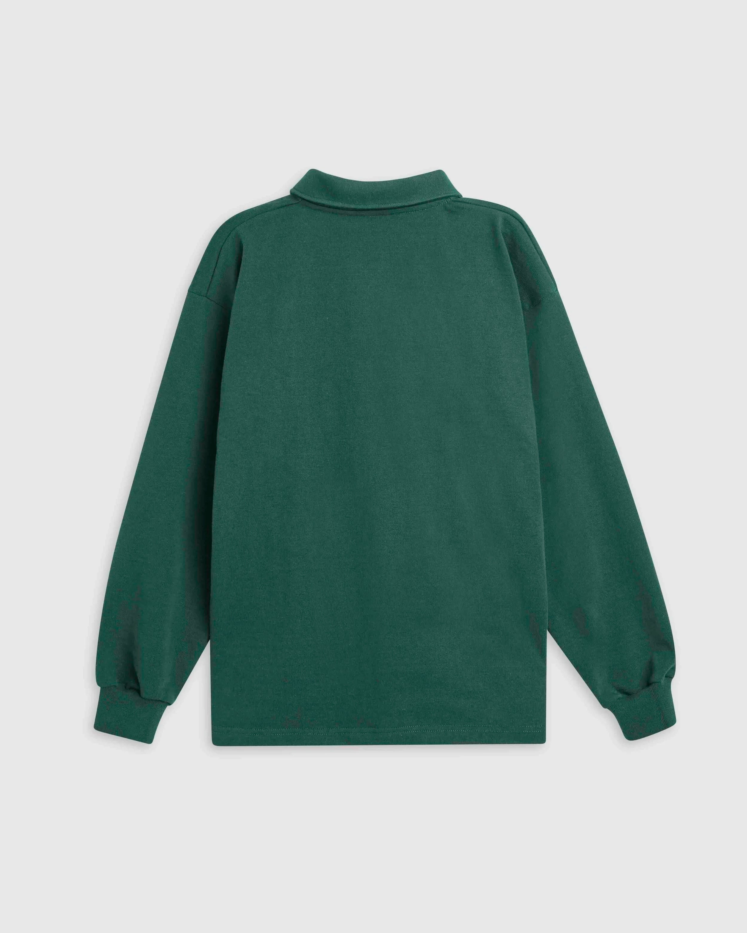 Quarter Zip Heavy Sweat - Racing Green