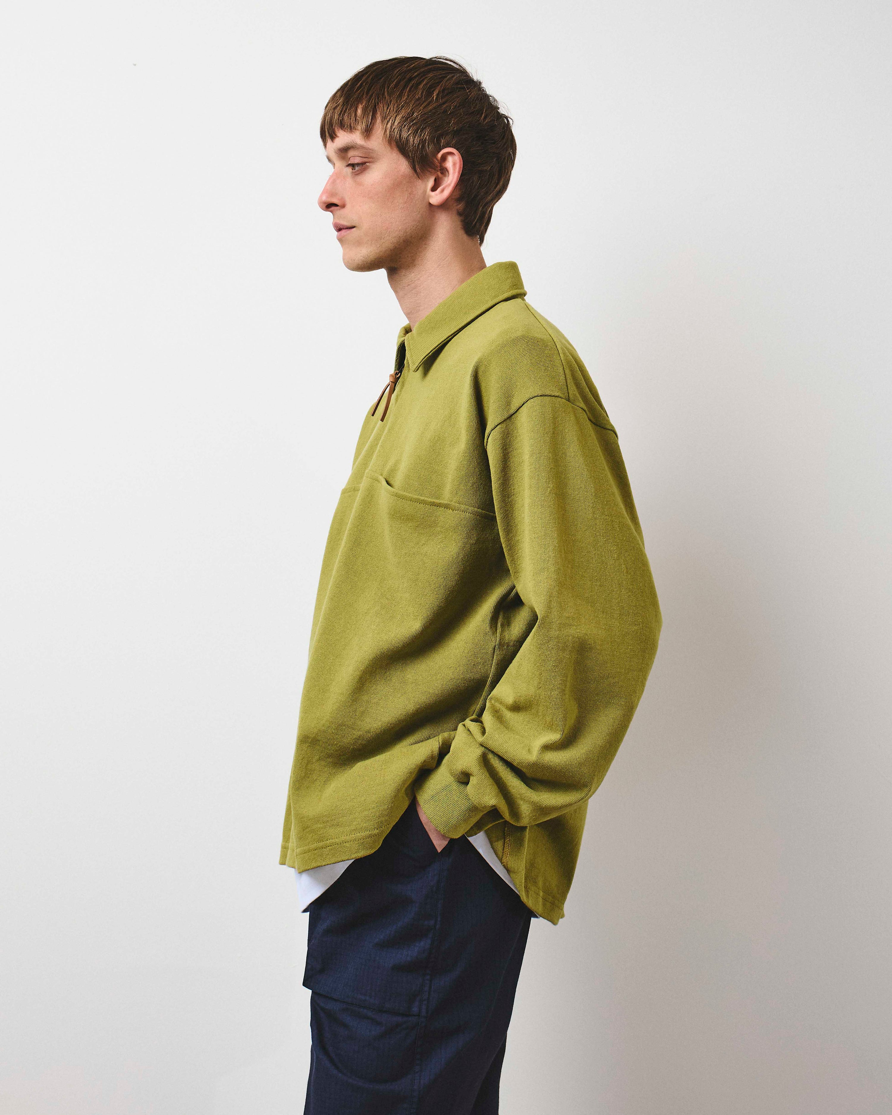 Quarter Zip Heavy Sweat - Kiwi