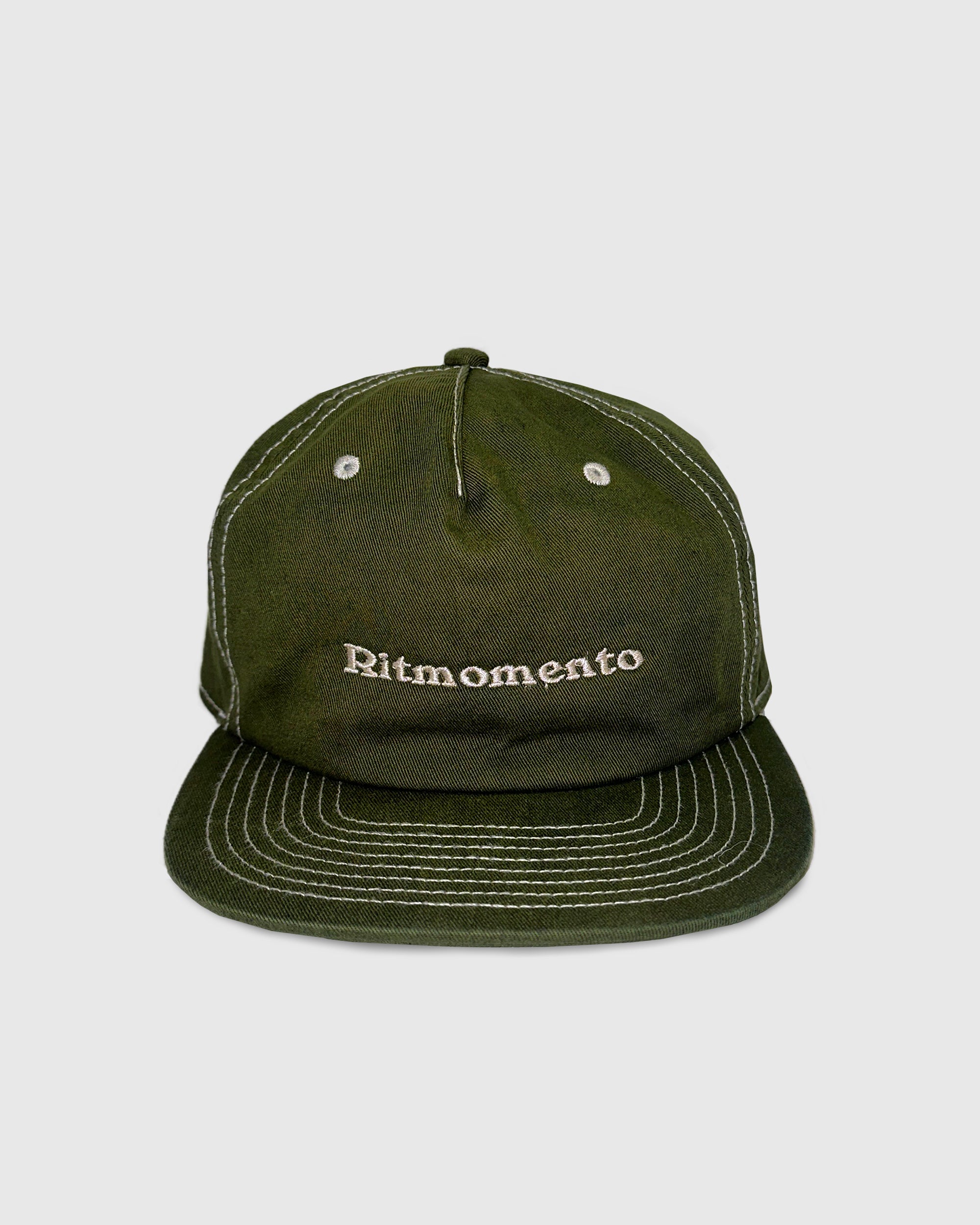 Café Mountain x Eternal Love 'Ritmomento' Overdyed Cap - Olive