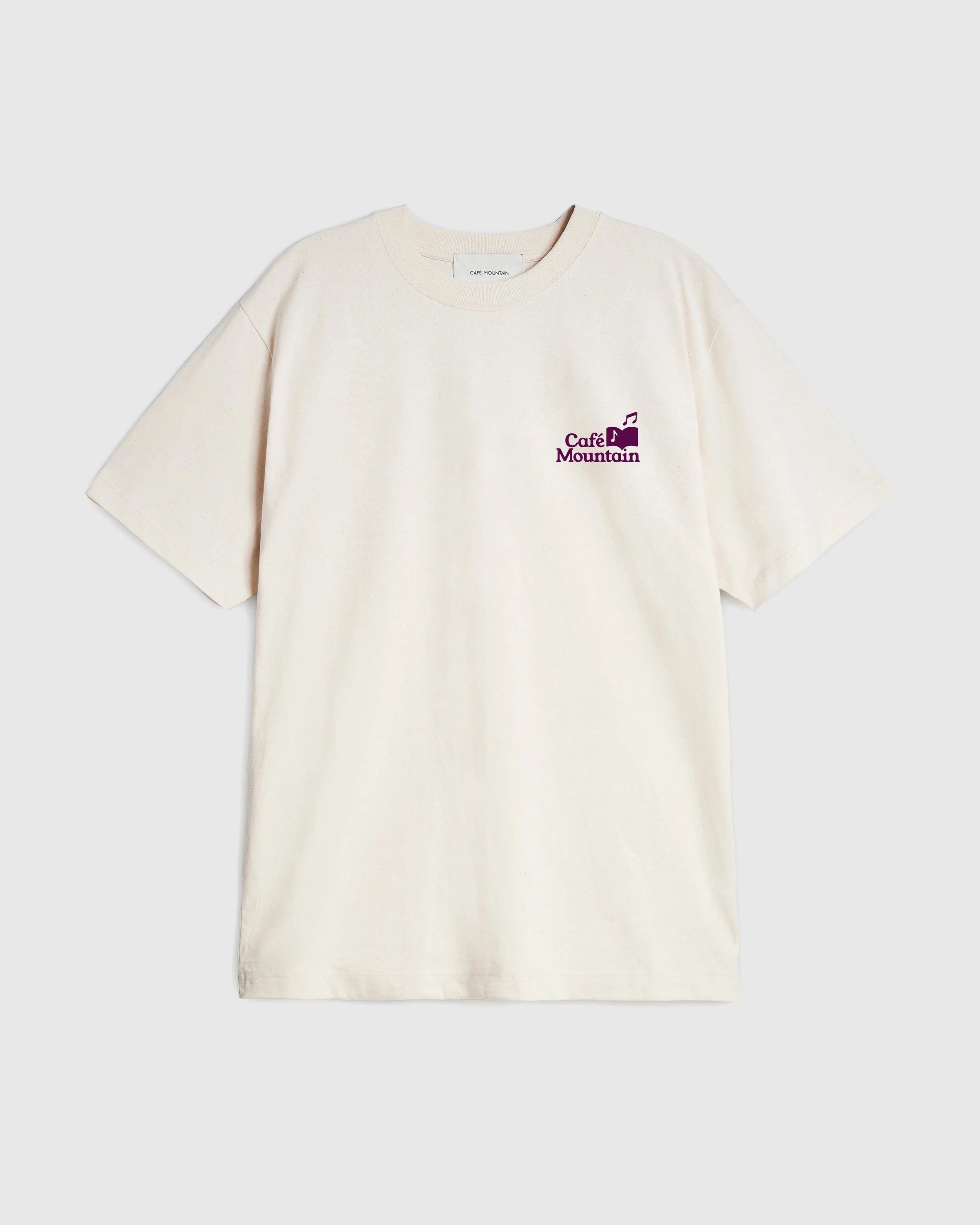 Sounds From The Mountain Tee - Vintage Ivory And Purple