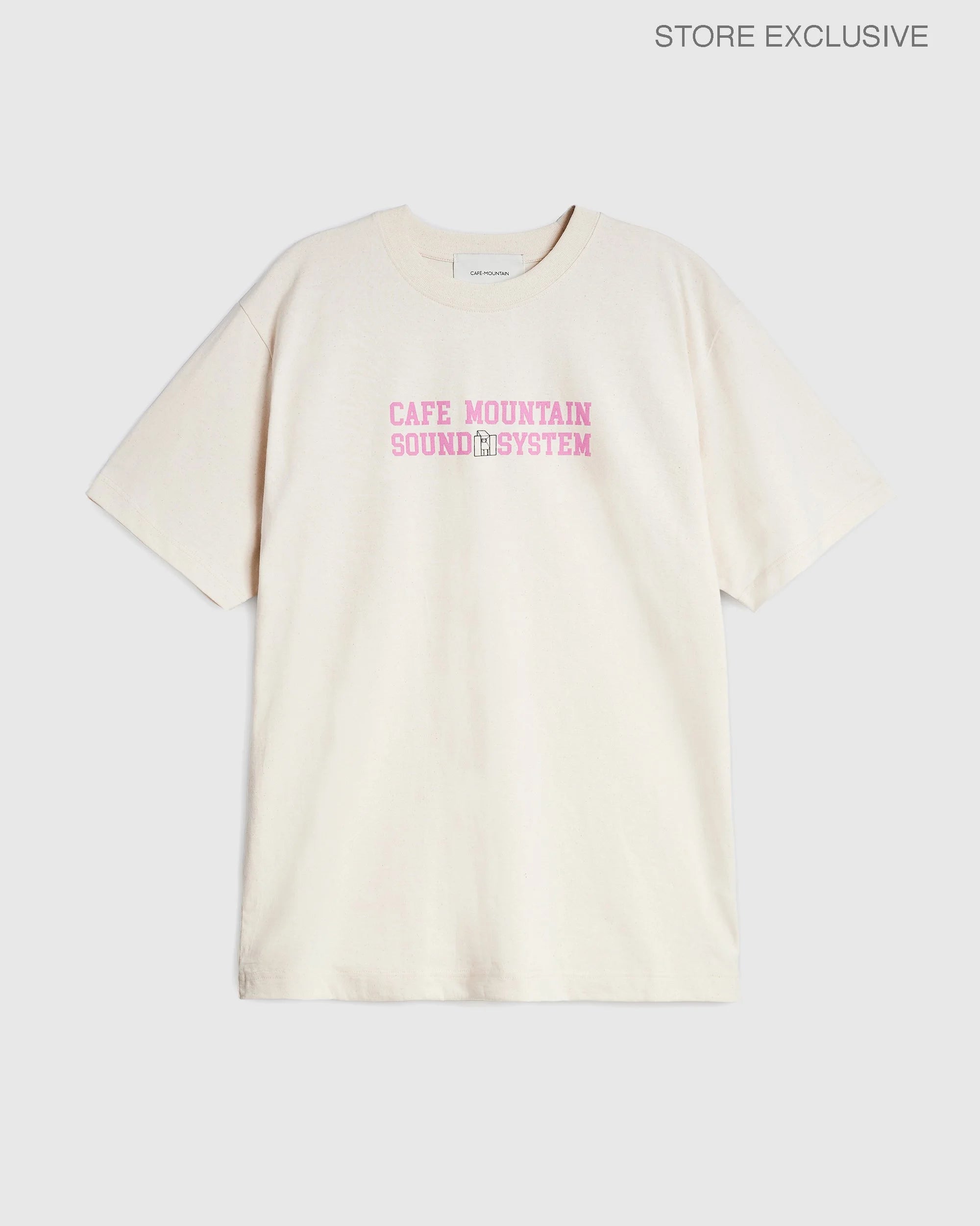 Soundsystem Tee - Vintage Ivory and Lotus