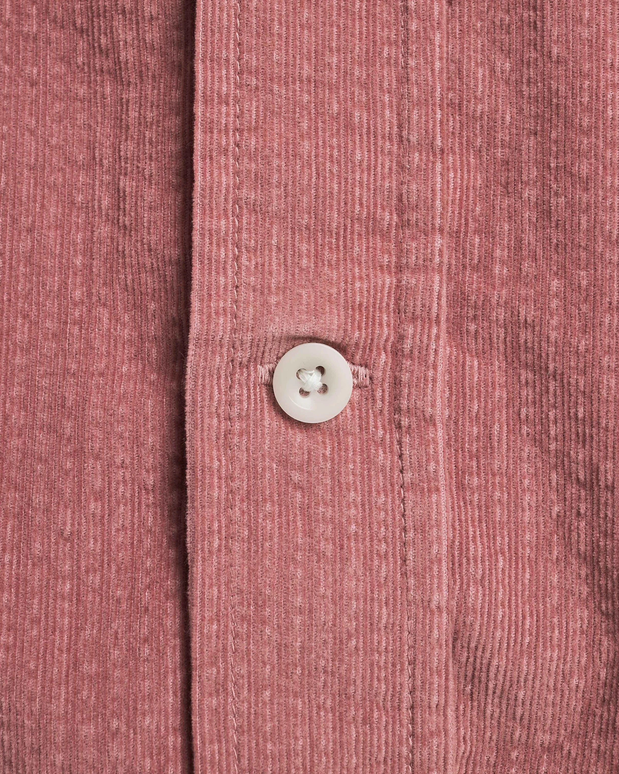 Double Pocket Seersucker Cord Heritage Shirt - Rose