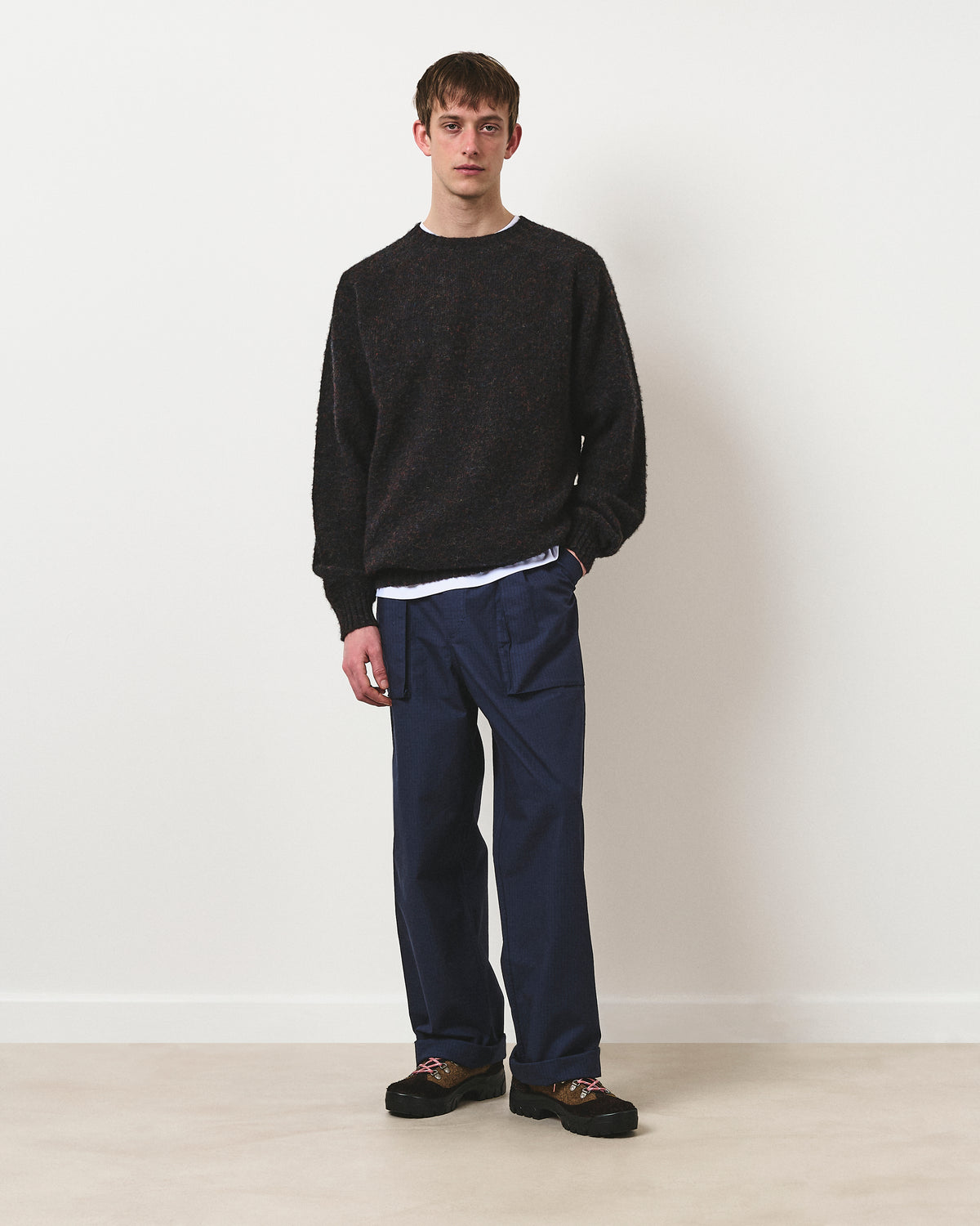 Johnson Crew Knit - Mercury