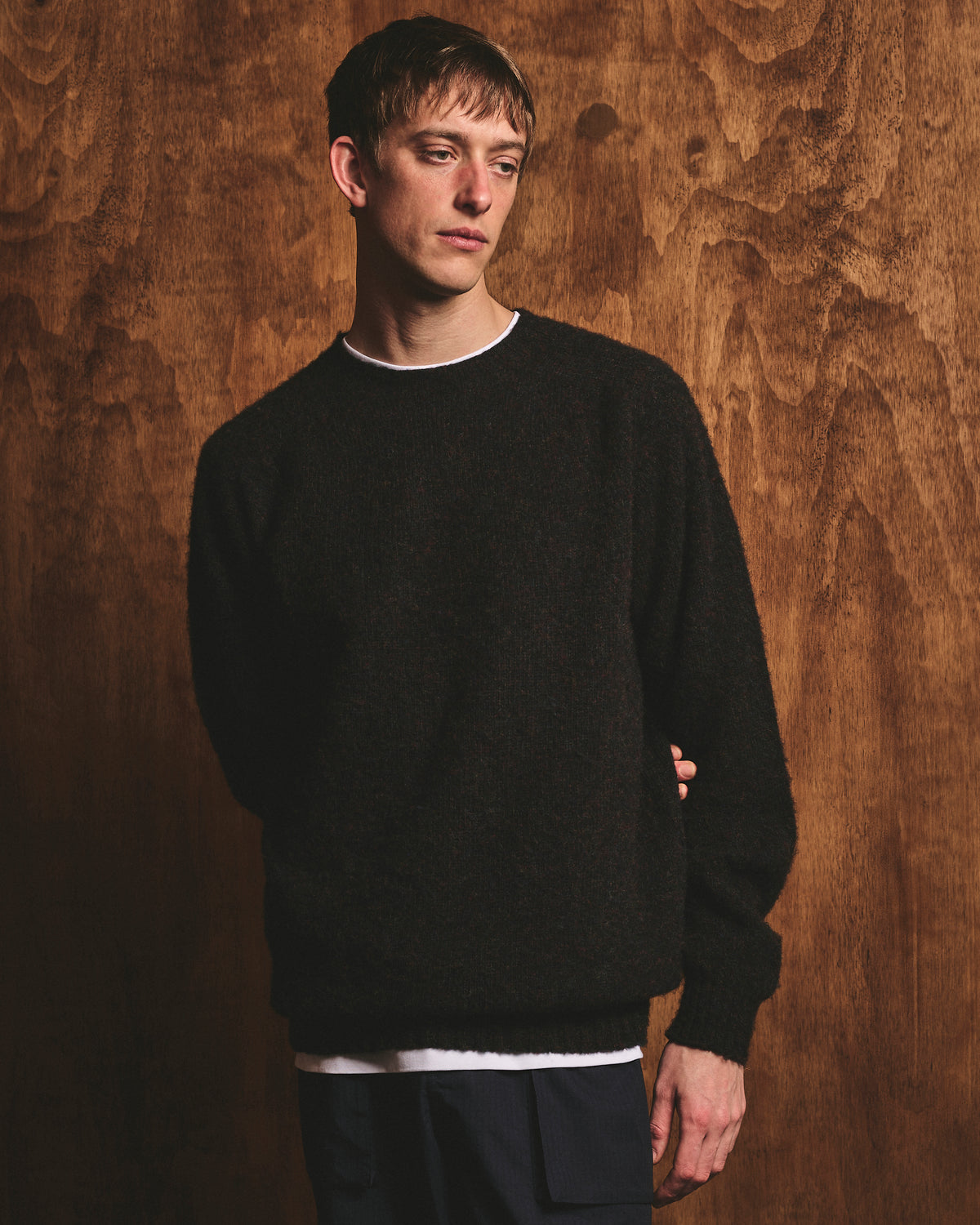 Johnson Crew Knit - Mercury