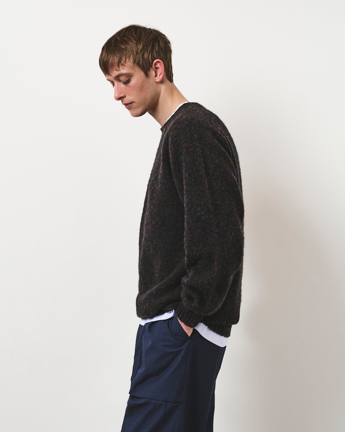 Johnson Crew Knit - Mercury