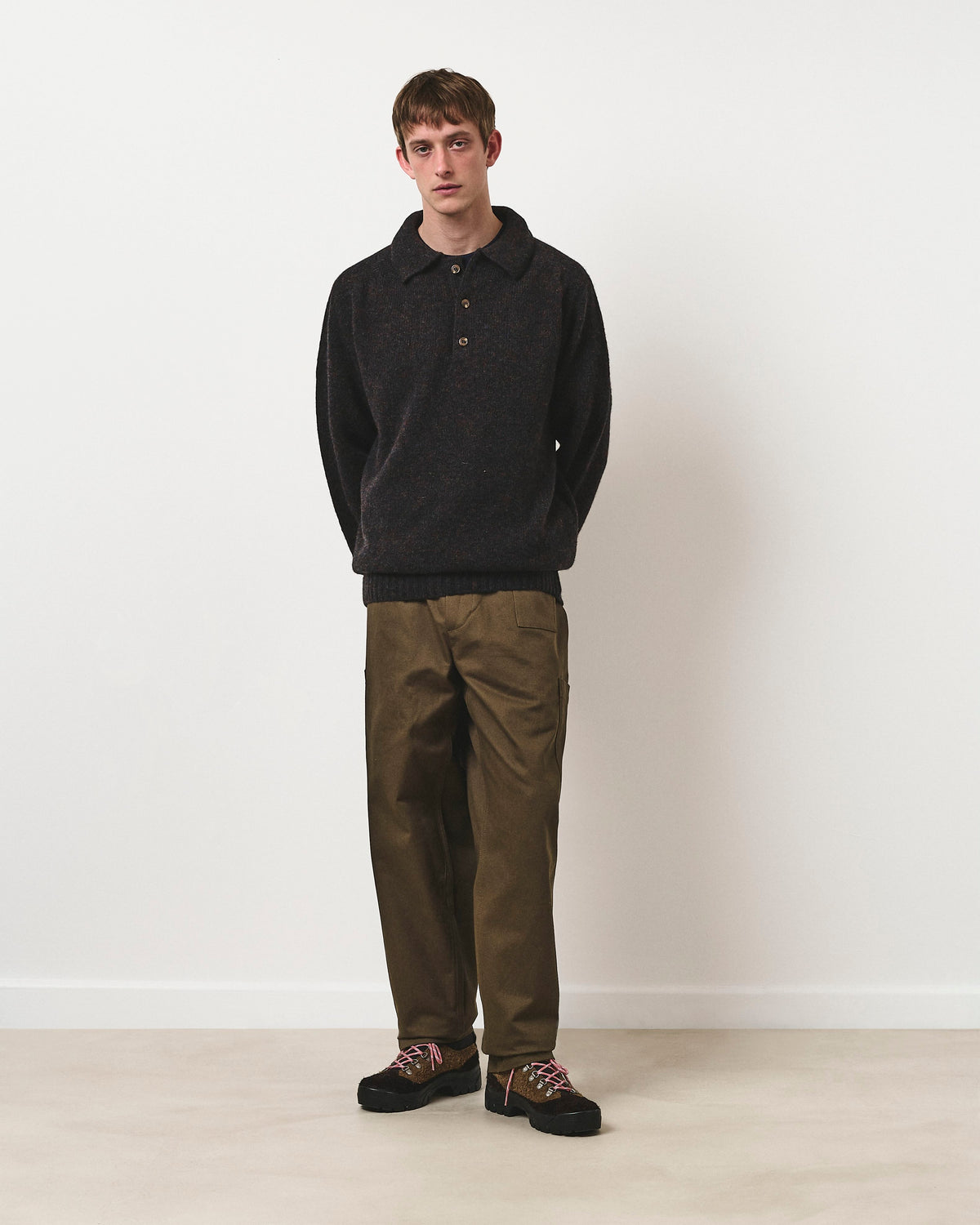 Knitted Polo - Mercury