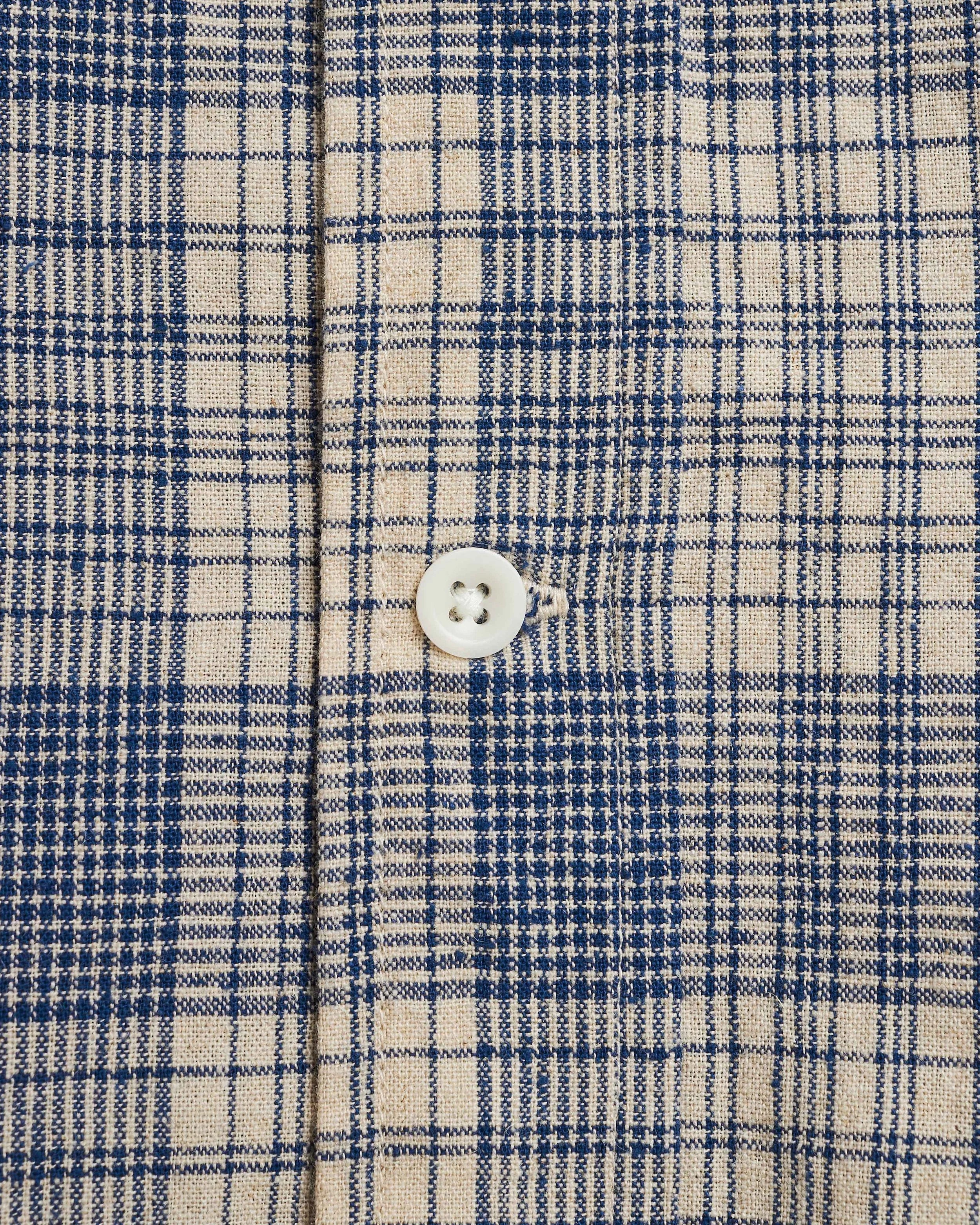 Heritage Shirt - Ecru Slub Check