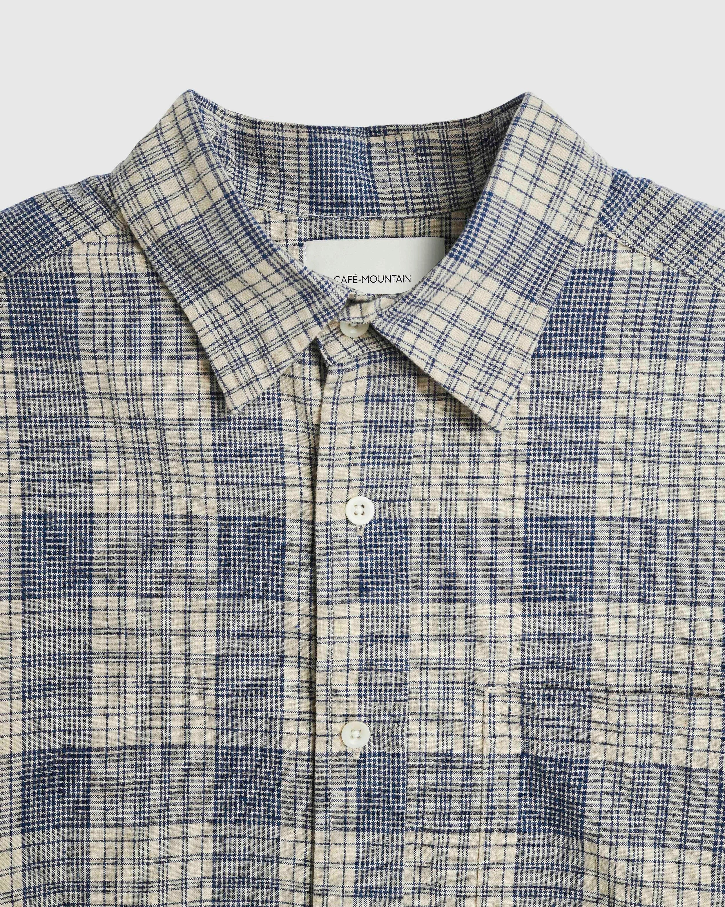 Heritage Shirt - Ecru Slub Check