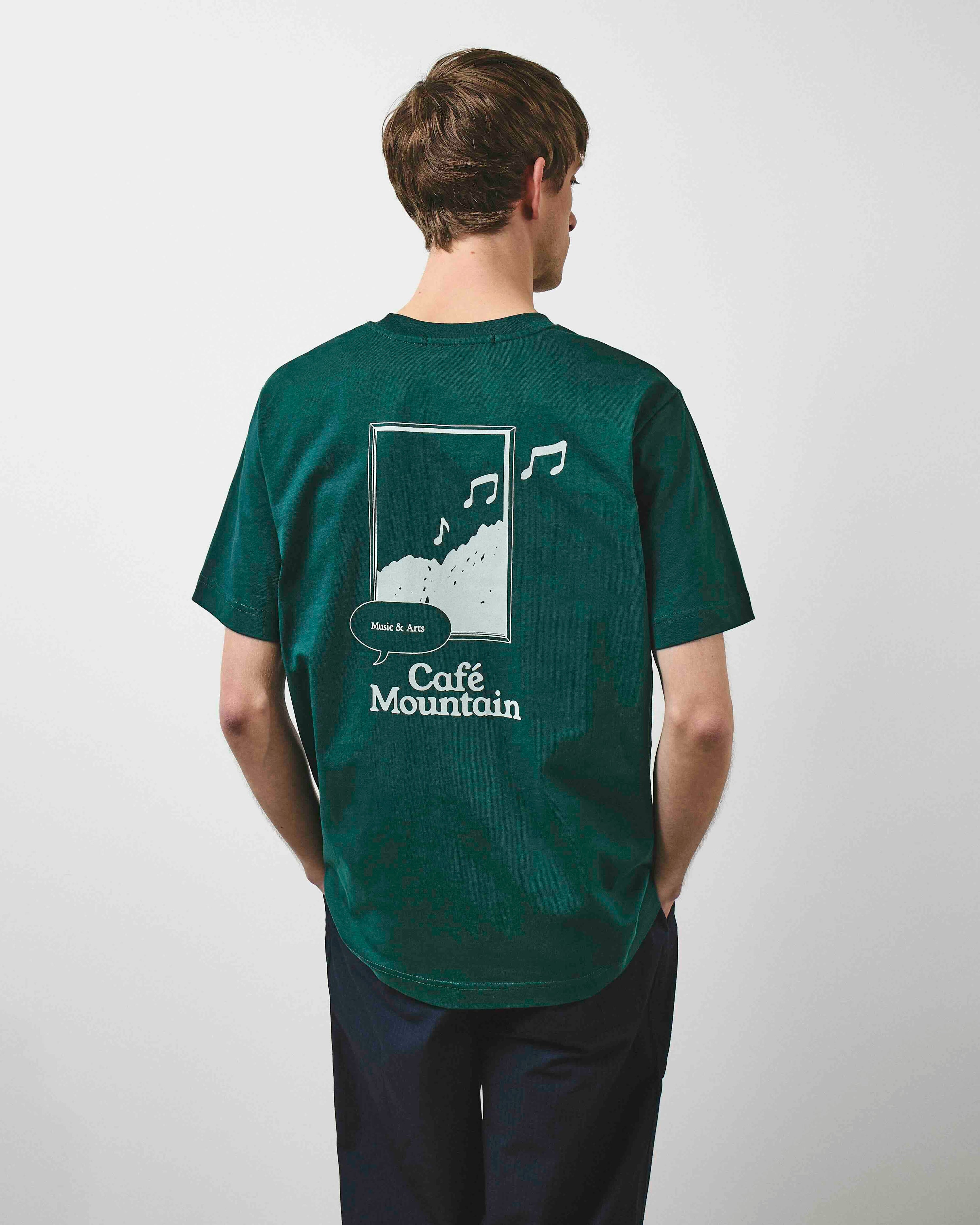 Sounds From The Mountain Tee - Ivy Green