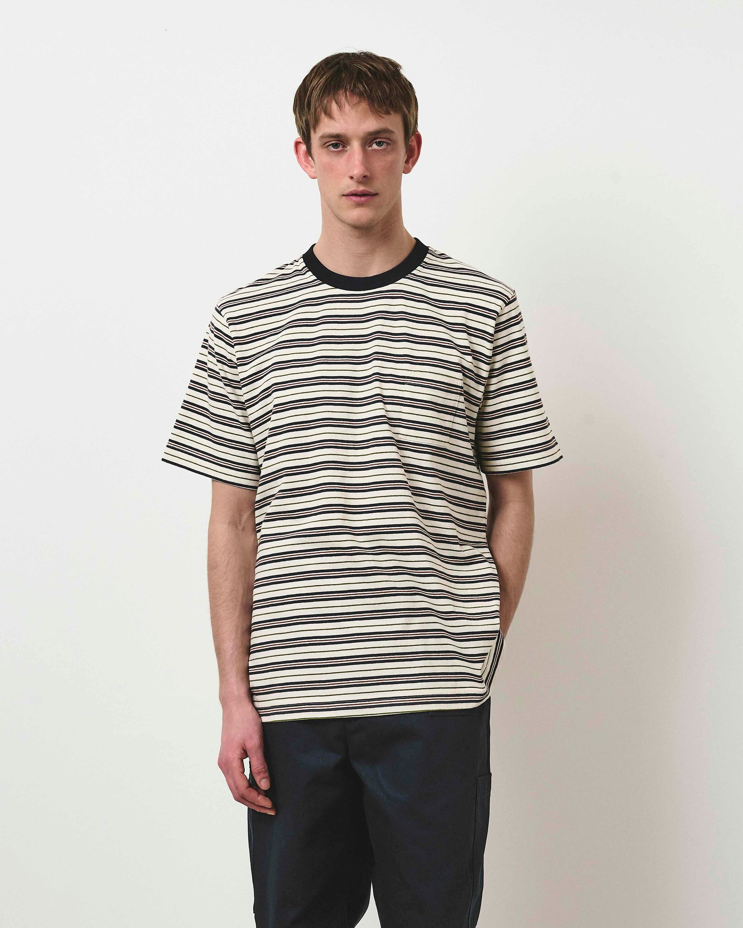 Striped Tee - Navy Stripe