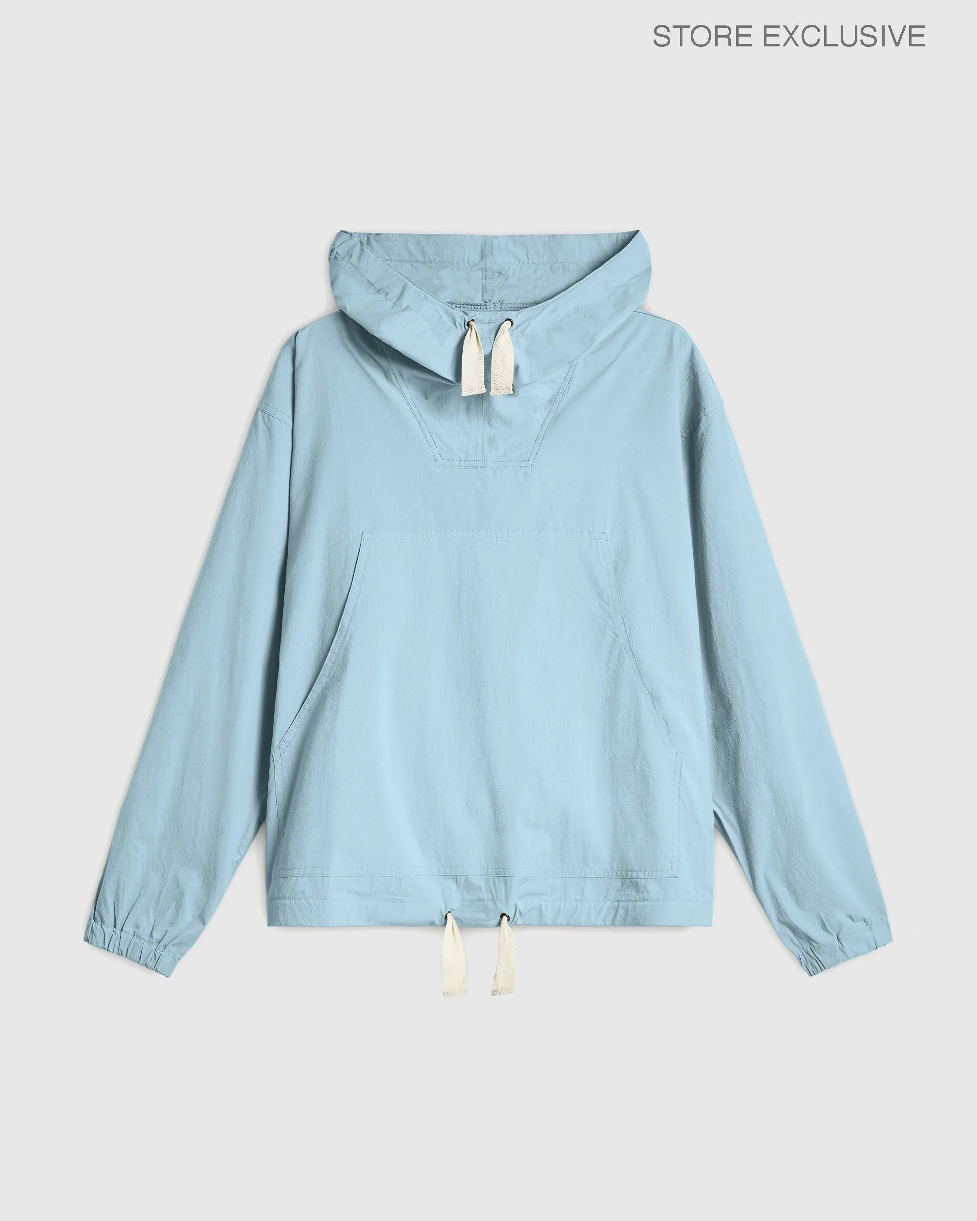 Foray Popover Smock - Sky Blue