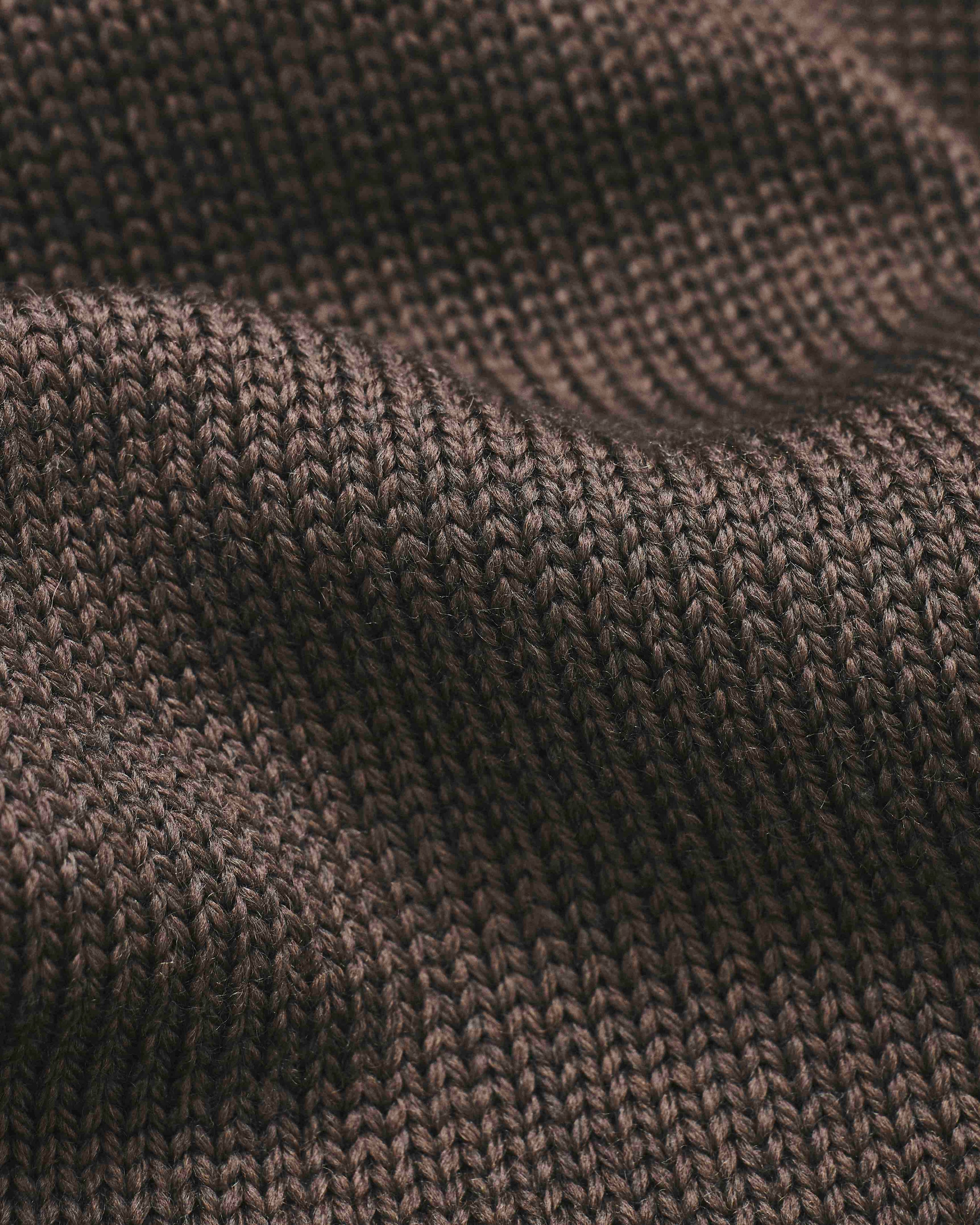 Zip Through Raglan Knit - Earth