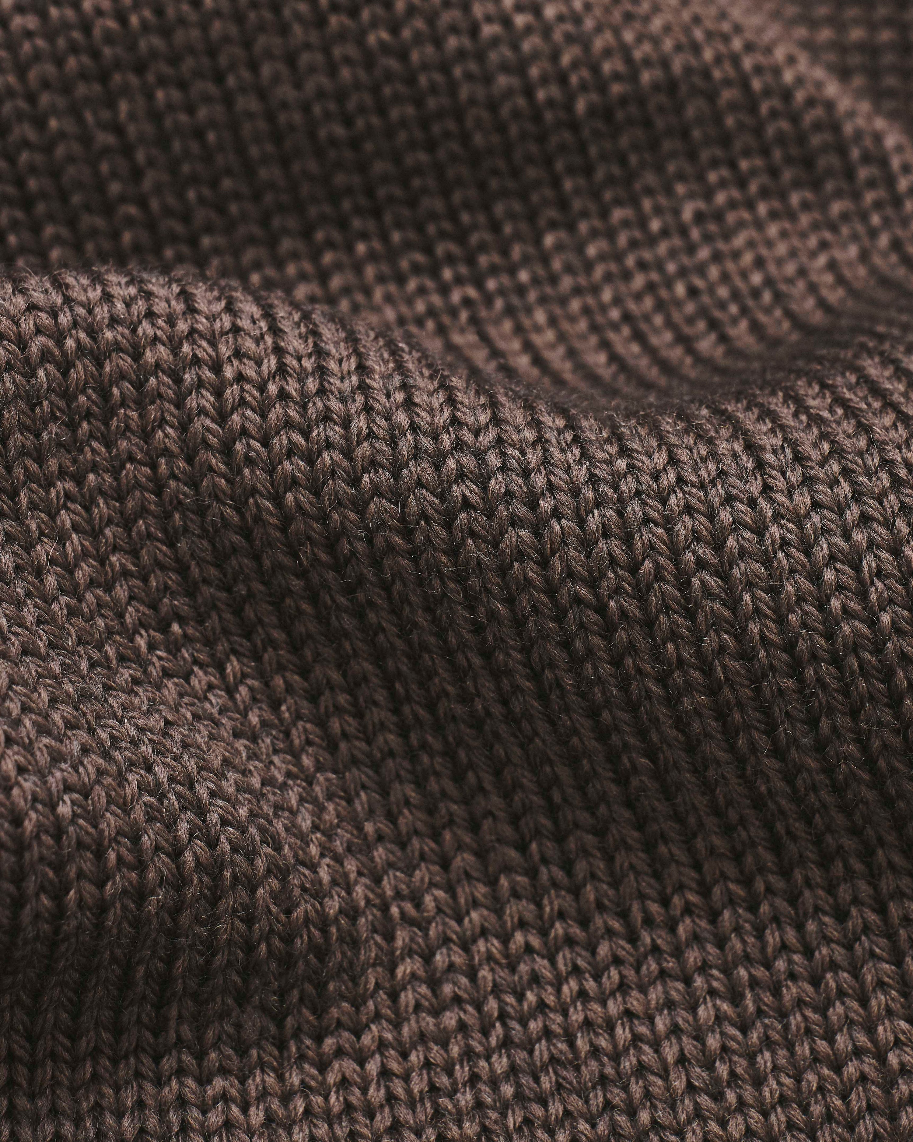 Zip Through Raglan Knit - Earth