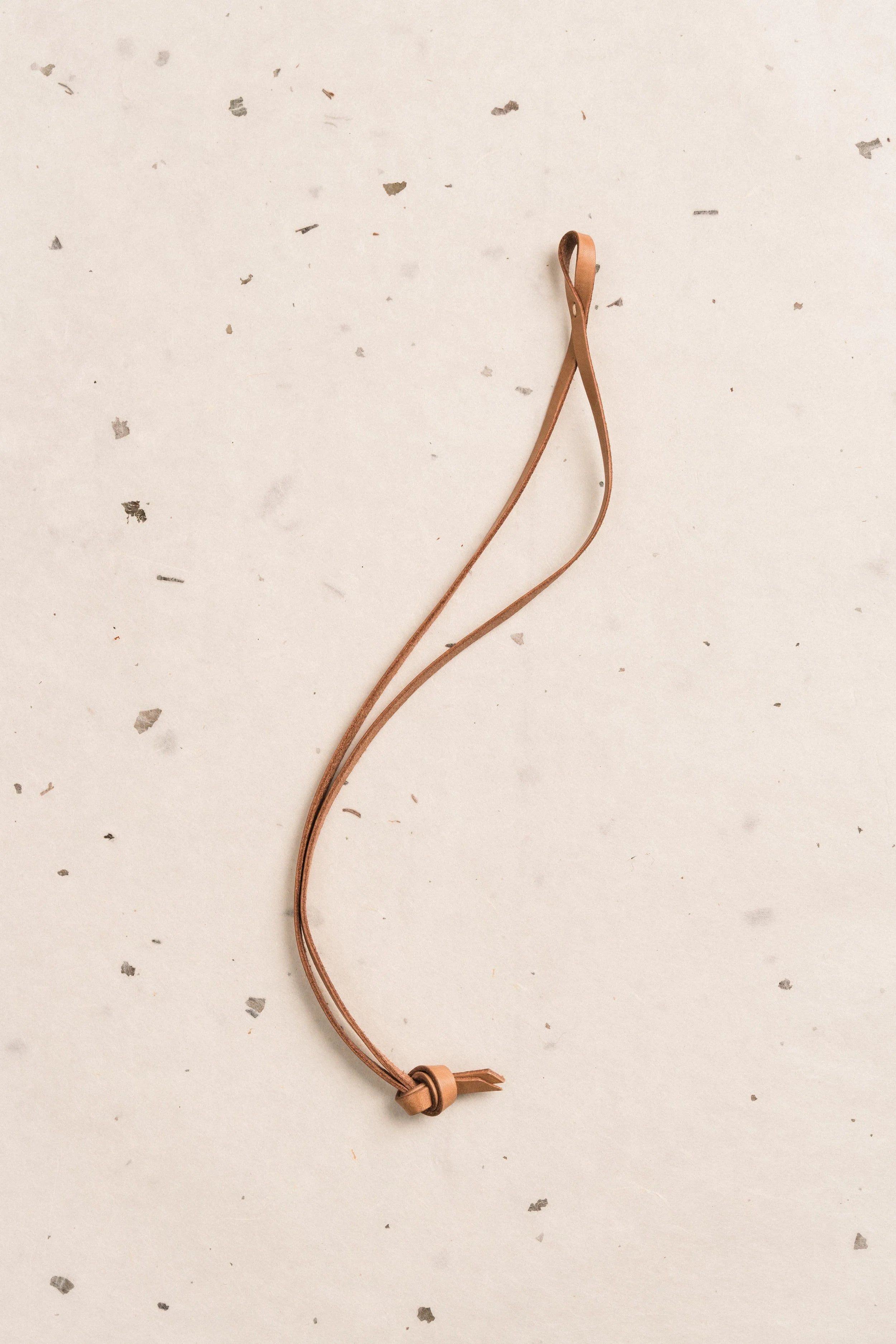 Sunglasses Hammock Lanyard - Natural Leather