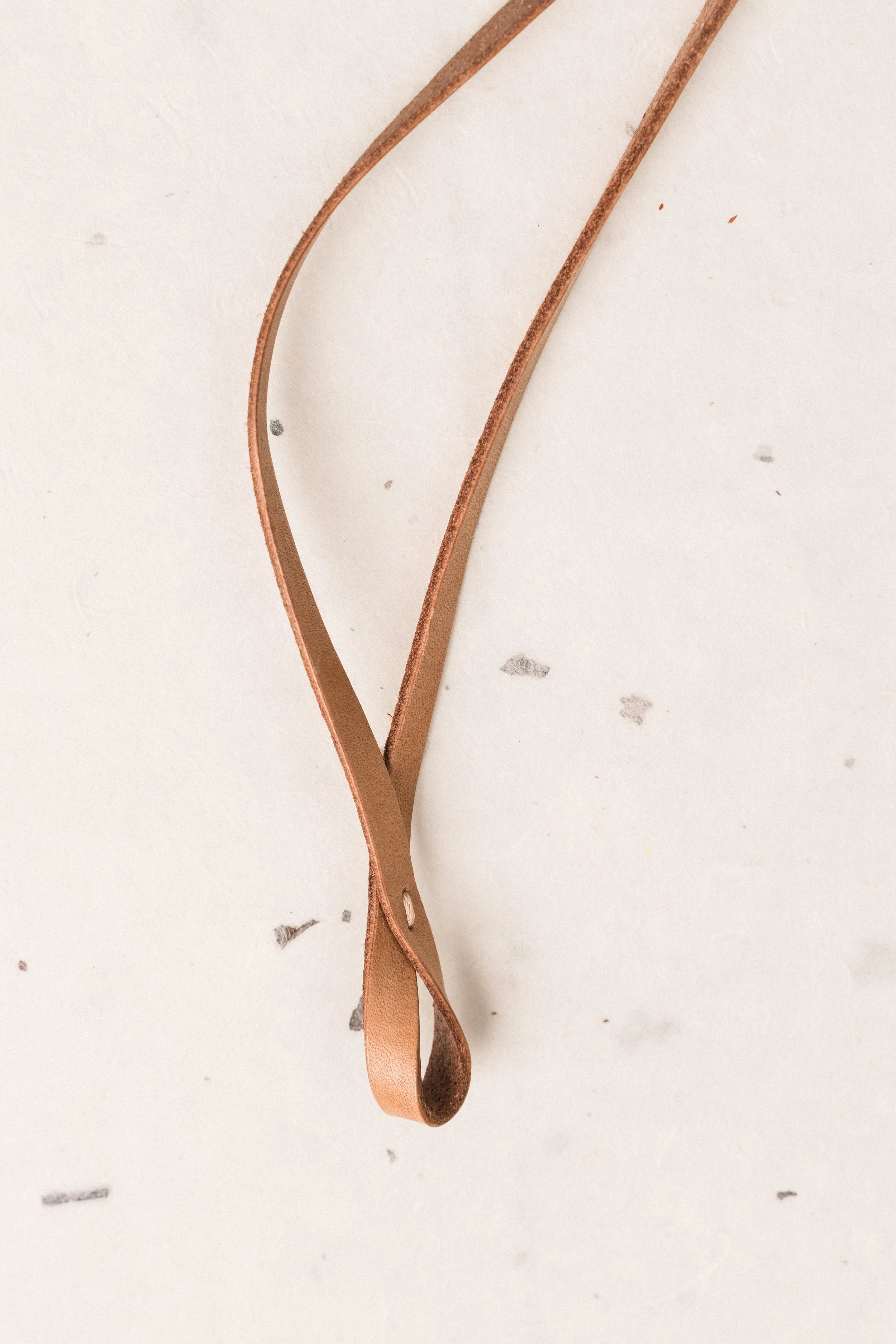 Sunglasses Hammock Lanyard - Natural Leather